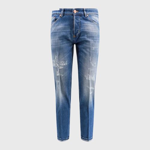 PT Torino Blue Cotton Jeans - PT Torino - Modalova