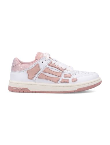 Crystal Satin Skel Top Low Womans Sneakers - AMIRI - Modalova