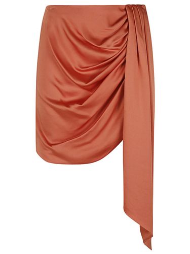 Mae Draped Satin Mini Skirt - Jonathan Simkhai - Modalova