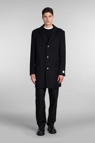 Calvin Klein Coat In Black Wool - Calvin Klein - Modalova