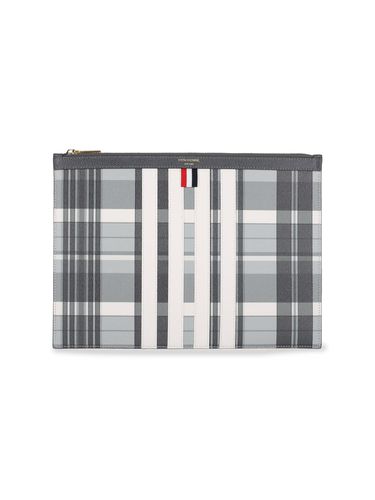 Thom Browne madras Midi Pouch - Thom Browne - Modalova