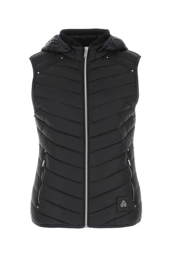 Black Nylon Air Sleeveless Down Jacket - Moose Knuckles - Modalova