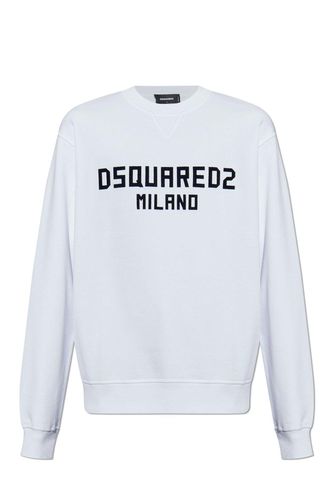 Velvet-logo Crewneck Sweatshirt - Dsquared2 - Modalova