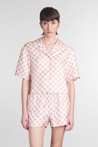 AMIRI Shirt In Rose-pink Silk - AMIRI - Modalova