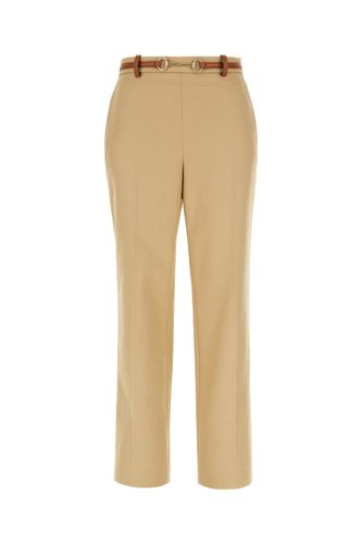 Gucci Beige Cotton Pants - Gucci - Modalova