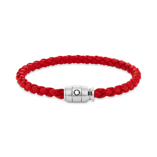 Bracelet 3 Anneaux en Cuir Soft - Acier inoxydable - MB130901 - Bracelets - MONTBLANC - Modalova