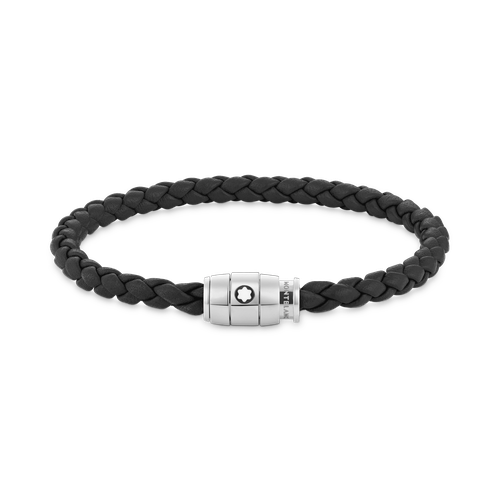 Bracelet 3 Anneaux en Cuir Soft - Acier inoxydable - MB130895 - Bracelets - MONTBLANC - Modalova