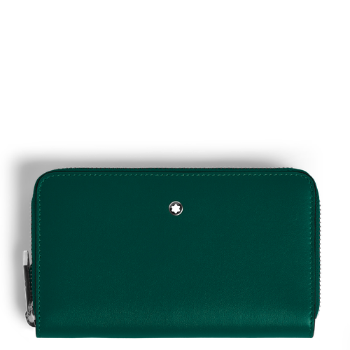 Cartera Continental Mediana para 12 Tarjetas con Cremallera de Piel Soft - Piel - MB220331 - Carteras - MONTBLANC - Modalova