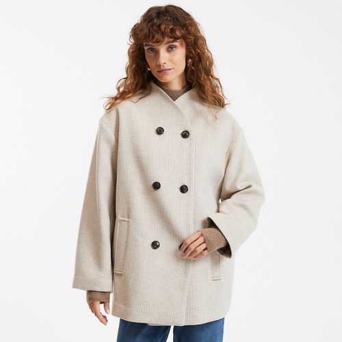 Cappotto media lunghezza a quadri, pieno inverno - LA REDOUTE COLLECTIONS - Modalova