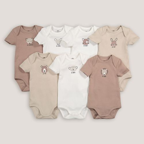 Confezione Da 7 Body A Maniche Corte Taglie 3 anni - 94 cm - la redoute collections - Modalova