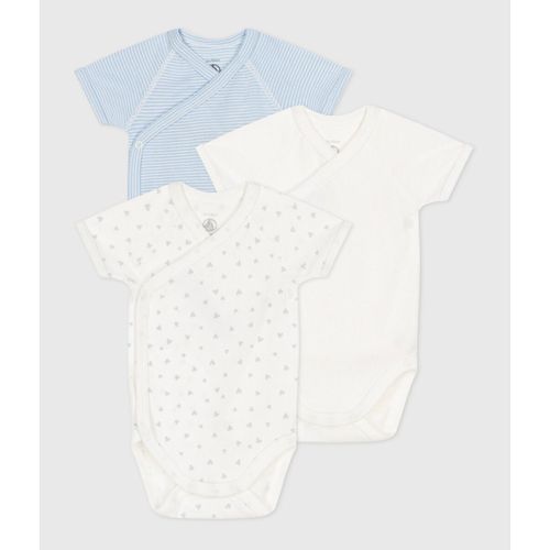 Confezione Da 3 Body Maniche Corte Taglie 0 mesi - 50 cm - petit bateau - Modalova