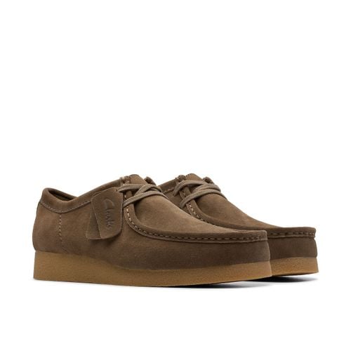 Derby Wallabee in pelle scamosciata Evo - CLARKS - Modalova