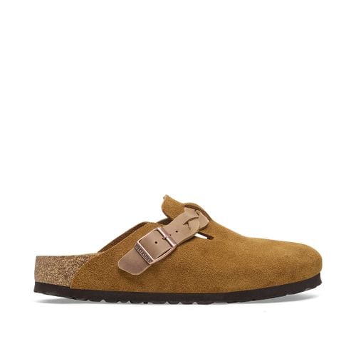 Sabot In Pelle Scamosciata Boston Braided Taglie 35 - birkenstock - Modalova