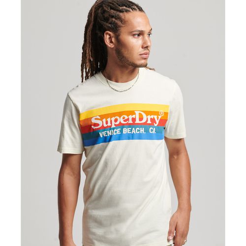 T-shirt Maniche Corte Stampata, Girocollo Uomo Taglie S - superdry - Modalova