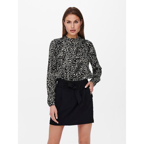 Camicetta Leopardata, Collo Alto Donna Taglie 34 (FR) - 38 (IT) - only - Modalova