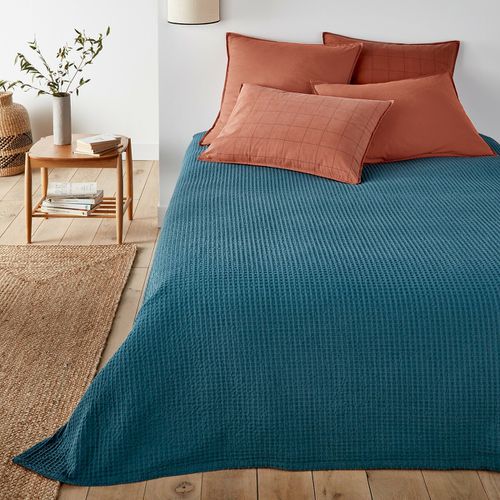 Copriletto Cotone Lavato, Waffle Taglie 180 x 230 cm - la redoute interieurs - Modalova