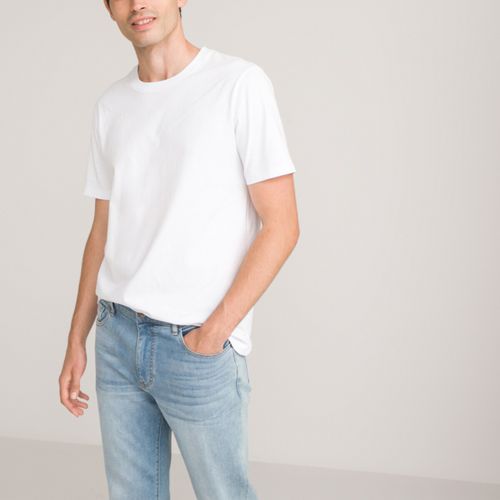 T-shirt Girocollo Maniche Corte Uomo Taglie S - la redoute collections - Modalova