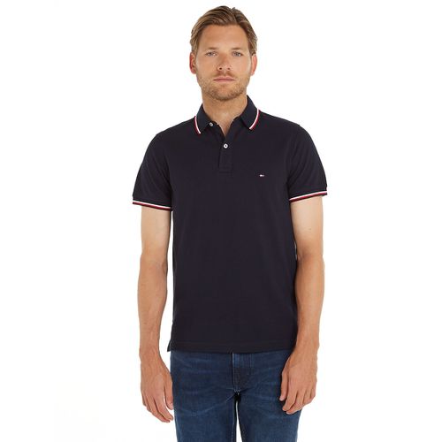 Polo slim in maglia piqué Tommy Tipped - TOMMY HILFIGER - Modalova