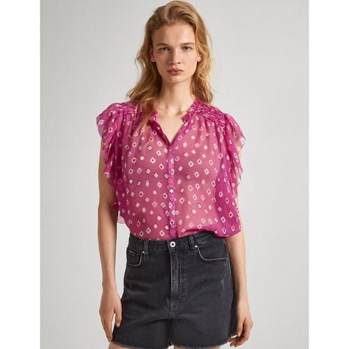 Blousa Con Volant, Senza Maniche Donna Taglie S - pepe jeans - Modalova