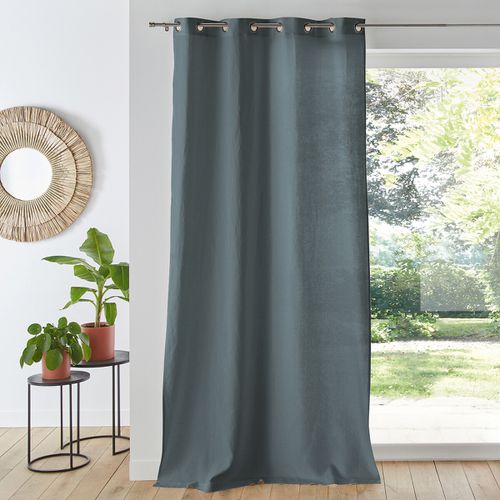 Tenda In Lino Lavato Con Occhielli Onega Taglie 180 x 135 cm - la redoute interieurs - Modalova