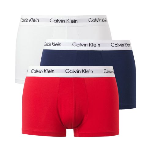 Confezione da 3 boxer misto cotone stretch a vita bassa - CALVIN KLEIN UNDERWEAR - Modalova