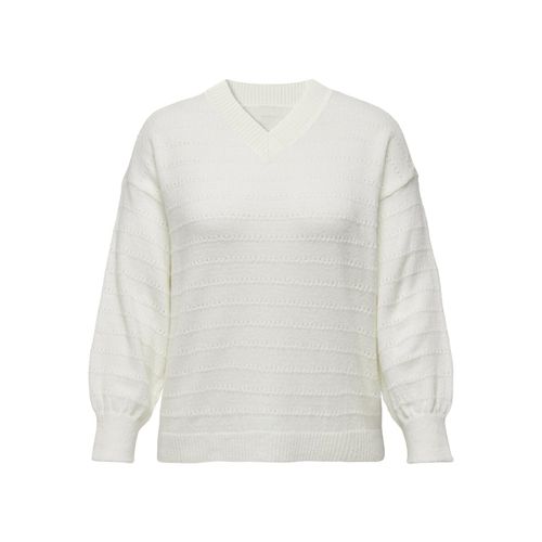 Maglione Scollo A V, Maniche A Palloncino Donna Taglie 46/48 (FR) - 50/52 (IT) - only carmakoma - Modalova