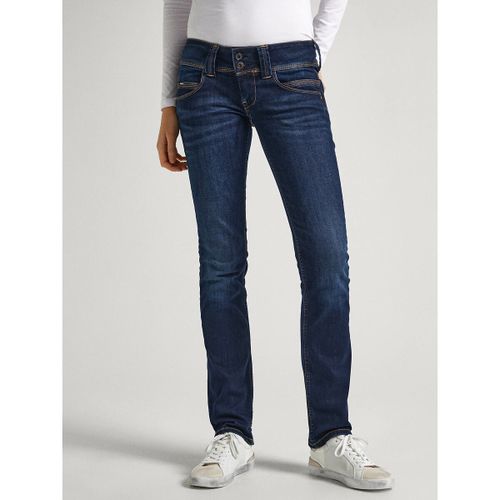 Jeans dritti a vita bassa con doppia abbottonatura VENUS - PEPE JEANS - Modalova