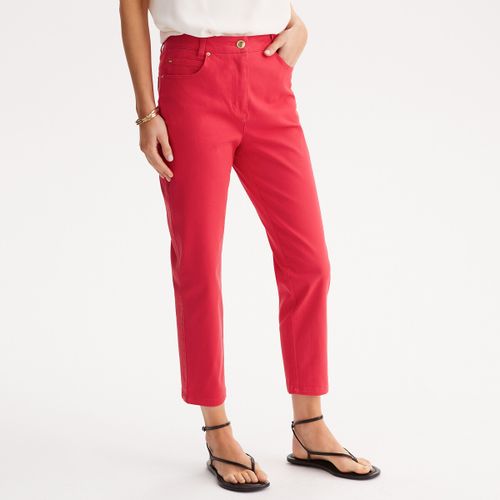 Pantaloni Dritti 7/8, Cotone Stretch Donna Taglie 36 (FR) - 40 (IT) - anne weyburn - Modalova