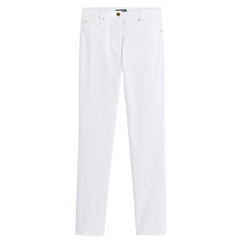 Pantaloni Dritti 5 Tasche Cotone Stretch Donna Taglie 36 (FR) - 40 (IT) - anne weyburn - Modalova