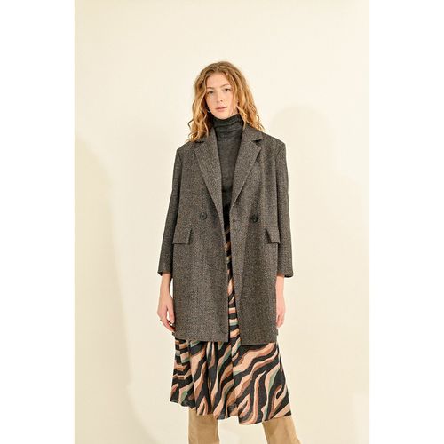 Cappotto Spigato Donna Taglie L - molly bracken - Modalova