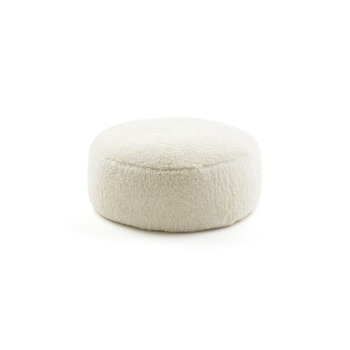 Pouf In Sherpa, Ouate Taglie 50 x 20 cm - la redoute interieurs - Modalova