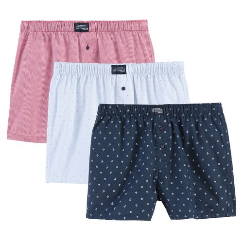 Confezione Da 3 Boxer Puro Cotone Uomo Taglie XL - la redoute collections - Modalova