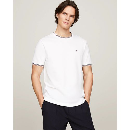 T-shirt girocollo con profilo colorato - TOMMY HILFIGER - Modalova