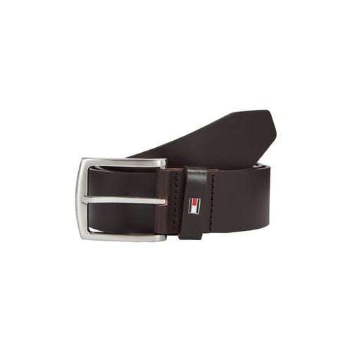 Cintura Larga In Pelle New Denton 4 Cm Uomo Taglie 85 cm - tommy hilfiger - Modalova