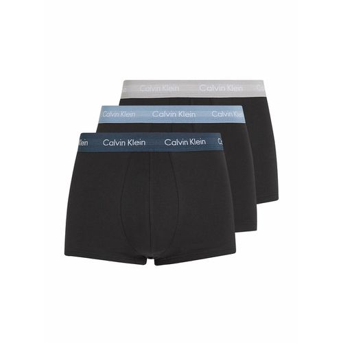 Confezione Da 3 Boxer Tinta Unita Low Rise Uomo Taglie XS - calvin klein underwear - Modalova