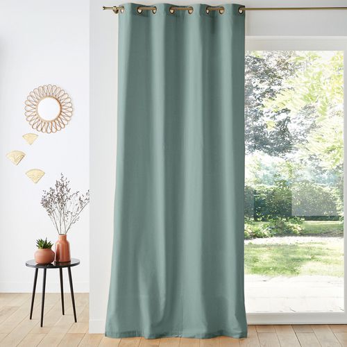 Tenda Velluto Con Occhielli Velvet Taglie 260 x 135 cm - la redoute interieurs - Modalova