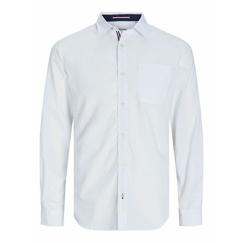 Camicia Tinta Unita Dritta Uomo Taglie M - jack & jones - Modalova