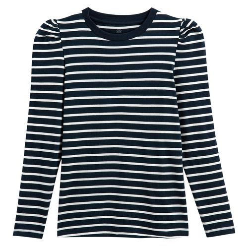 T-shirt a righe, scollo rotondo - LA REDOUTE COLLECTIONS - Modalova