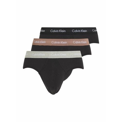 Confezione Da 3 Slip Tinta Unita Uomo Taglie XL - calvin klein underwear - Modalova