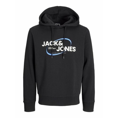 Felpa Dritta Con Cappuccio E Logo Uomo Taglie XS - jack & jones - Modalova