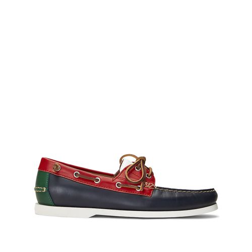 Calzature Da Barca In Pelle Merton Boat Uomo Taglie 43 - polo ralph lauren - Modalova