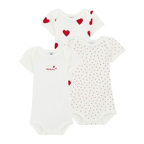 Confezione da 3 body maniche corte - PETIT BATEAU - Modalova