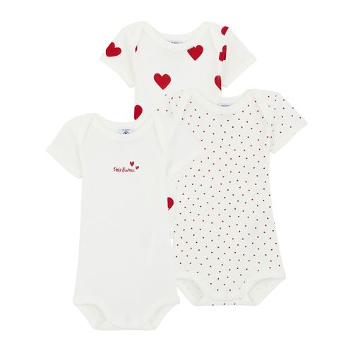 Confezione da 3 body maniche corte - PETIT BATEAU - Modalova