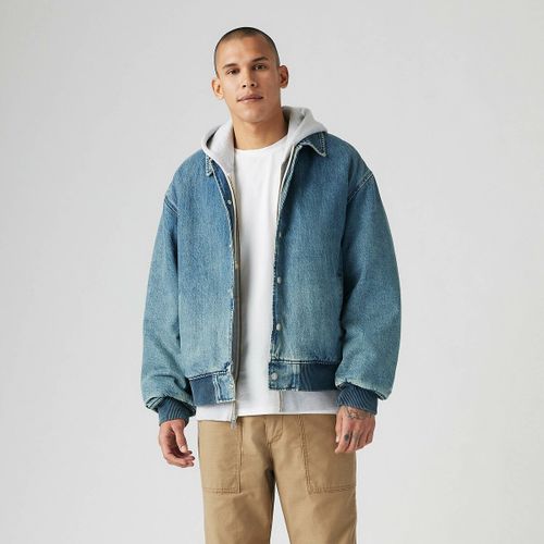 Giubbotto bomber foderato in denim con bottoni - LEVI'S - Modalova