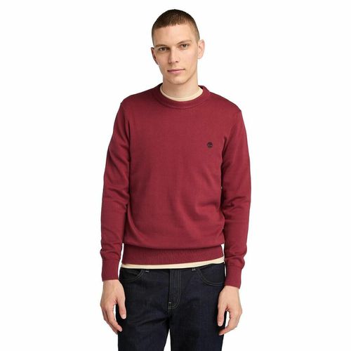 Pull Girocollo In Cotone Regular Uomo Taglie S - timberland - Modalova