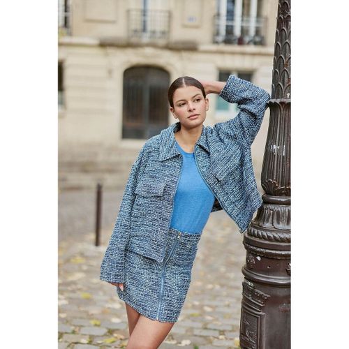 Giacca corta oversize in tweed, VANS - LA PETITE ETOILE - Modalova