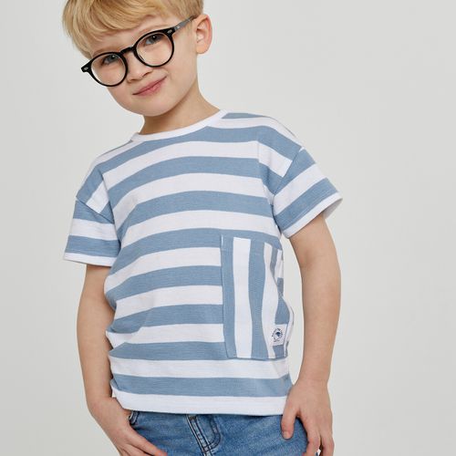 Confezione da 2 t-shirt a righe cotone - LA REDOUTE COLLECTIONS - Modalova