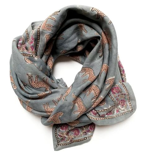 Grande Foulard Cotone Bengale Latika - apaches collections - Modalova