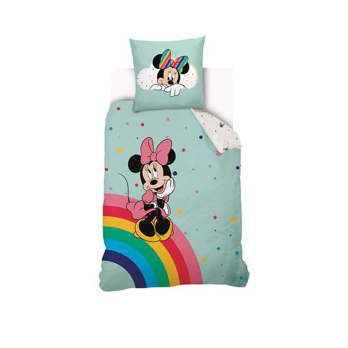 Parure da letto cotone, Minnie arcobaleno - MINNIE MOUSE - Modalova