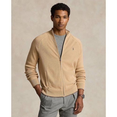 Cardigan con cerniera in cotone - POLO RALPH LAUREN - Modalova